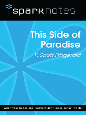 cover image of This Side of Paradise (SparkNotes Literature Guide)